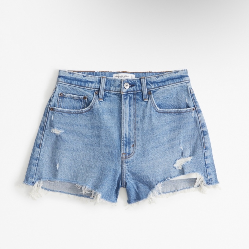 Abercrombie & Fitch Curve Love High Rise Mom Short